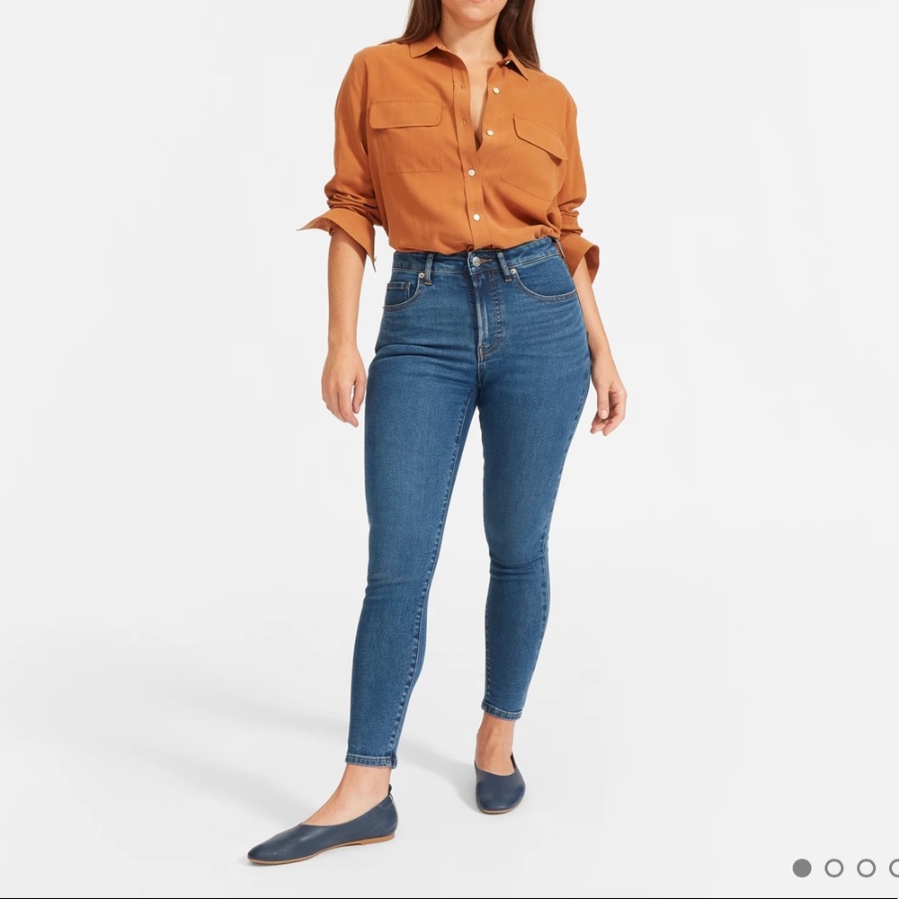 Ever lane the curvy high rise skinny jean crop